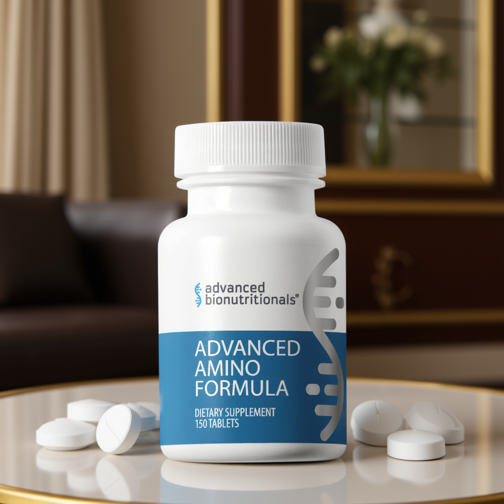 Bottle of Advanced Amino Formula
